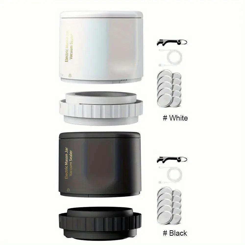 Electric Mason Jar Vacuum Sealer - fullshopping