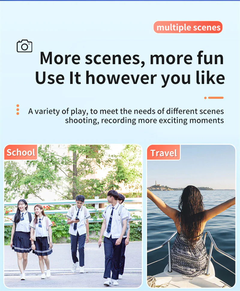 Compact 1080p HD Retro Mini Camera - Perfect Pocket-Sized Gift for Any Occasion! - Fullshopping