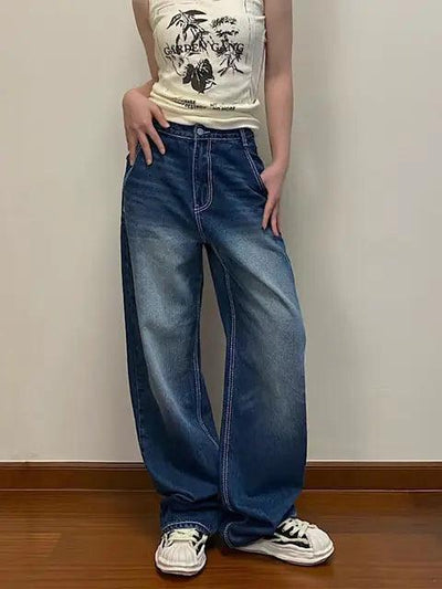 Printed Cargo Jeans - fullshopping