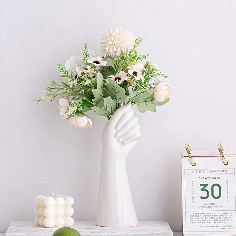 Ceramic Hand Vase - fullshopping