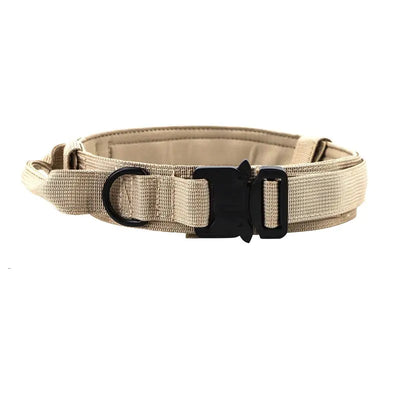Adjustable Tactical Dog Collar and Leash Set for Training