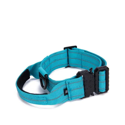 Tactical Reflective Nylon Dog Collar with Leash & Harness
