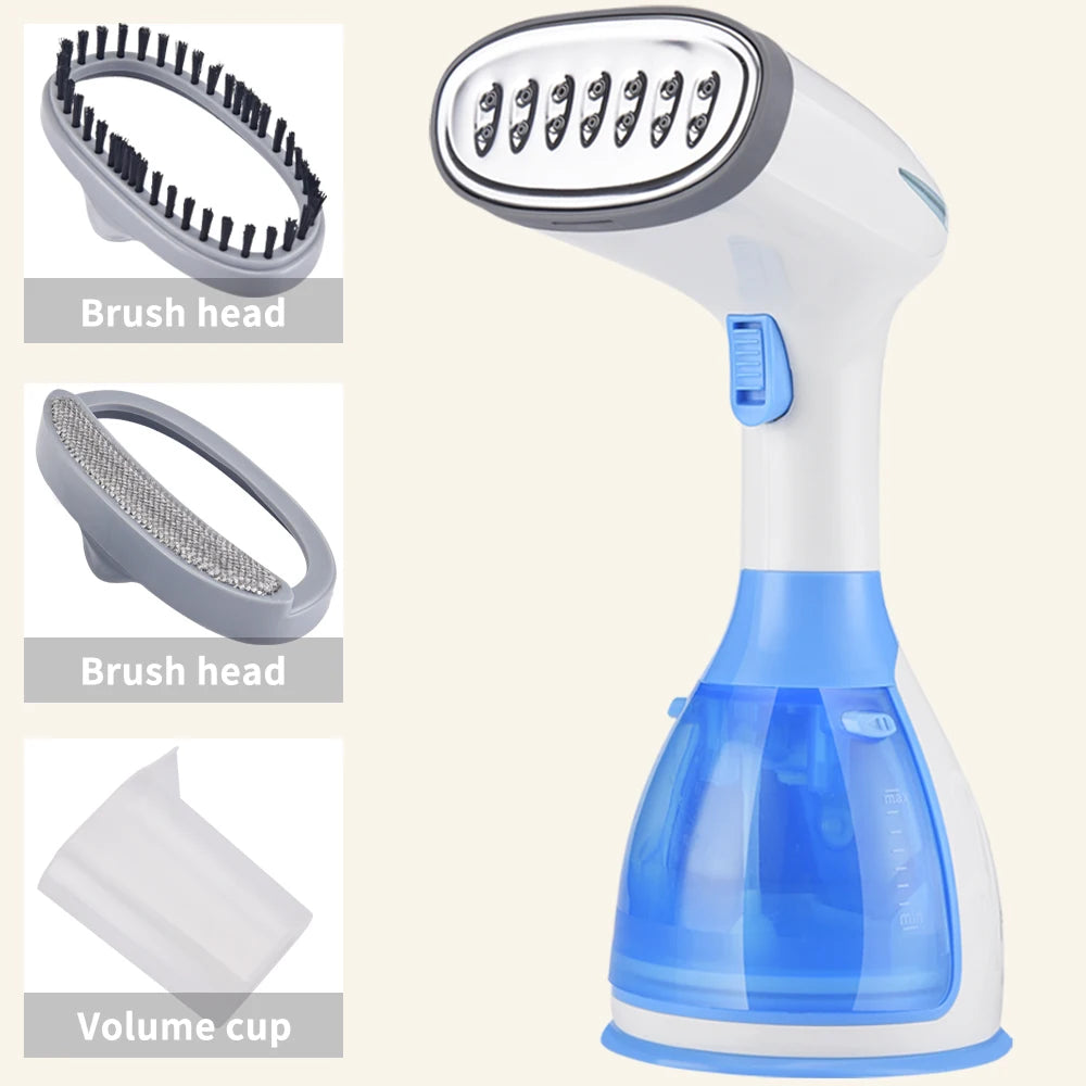 saengQ Handheld Garment Steamer 1500W Electric Household Fabric Steam Iron 280ml Portable Vertical Fast-Heat For Clothes Ironing - Fullshopping