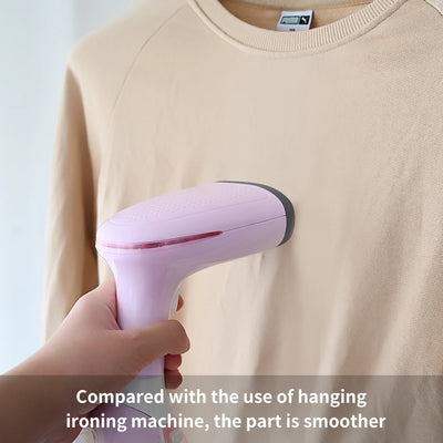 saengQ Handheld Garment Steamer 1500W Electric Household Fabric Steam Iron 280ml Portable Vertical Fast-Heat For Clothes Ironing - Fullshopping