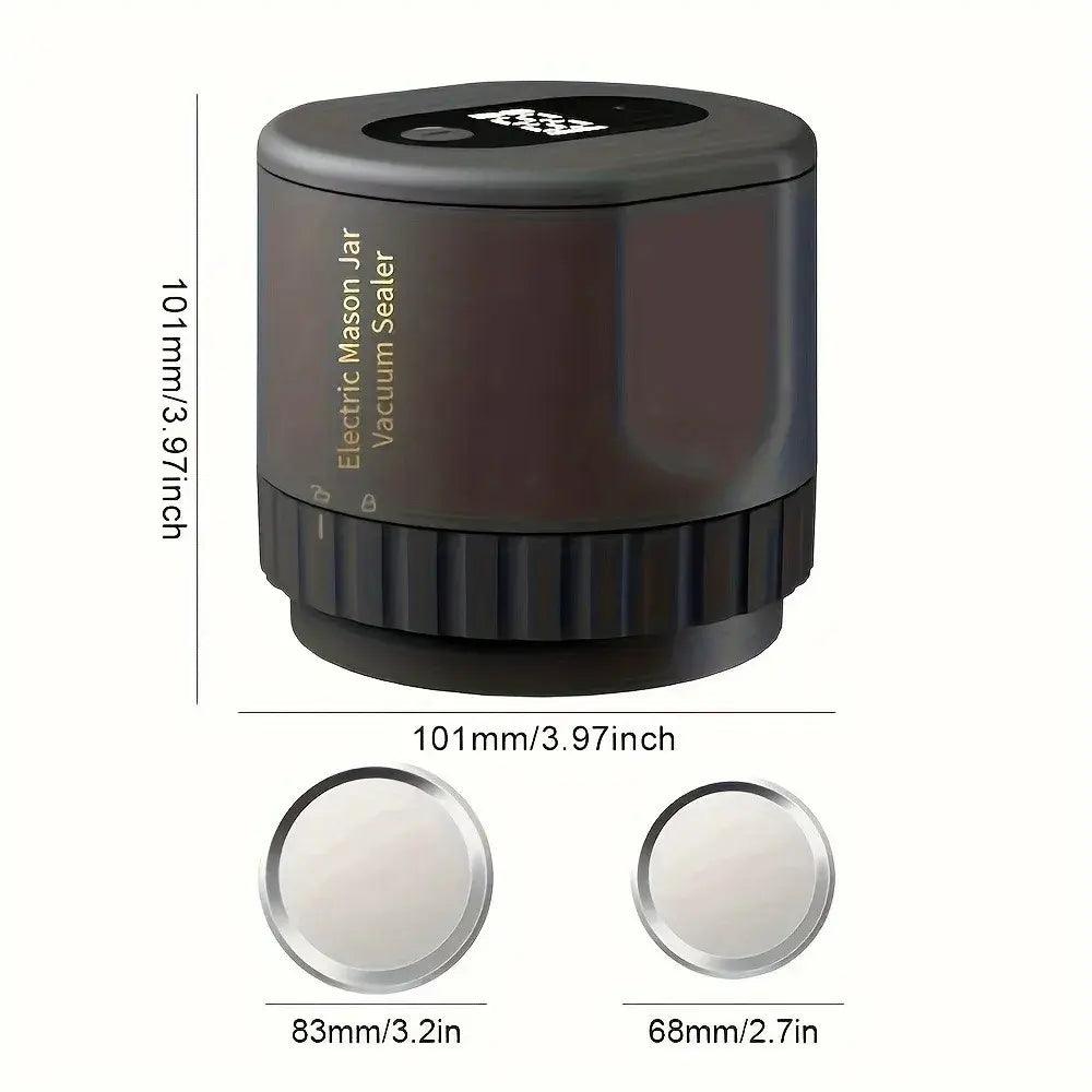 Electric Mason Jar Vacuum Sealer - fullshopping