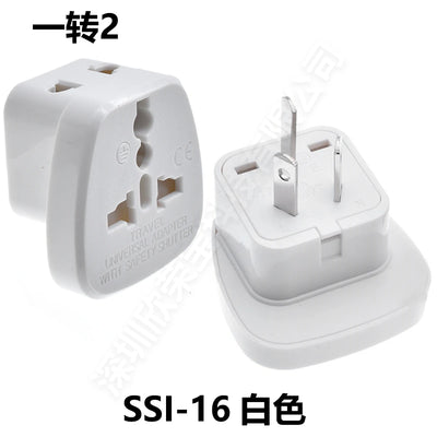 Universal Australian/China/New Zealand Travel Adapter,IEC Type I Plug US/EU/UK/Swiss/Italy/Japan To AU 3 Pin Power Converter 10A - Fullshopping