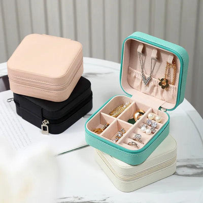 Portable Mini Jewelry Storage Box - fullshopping