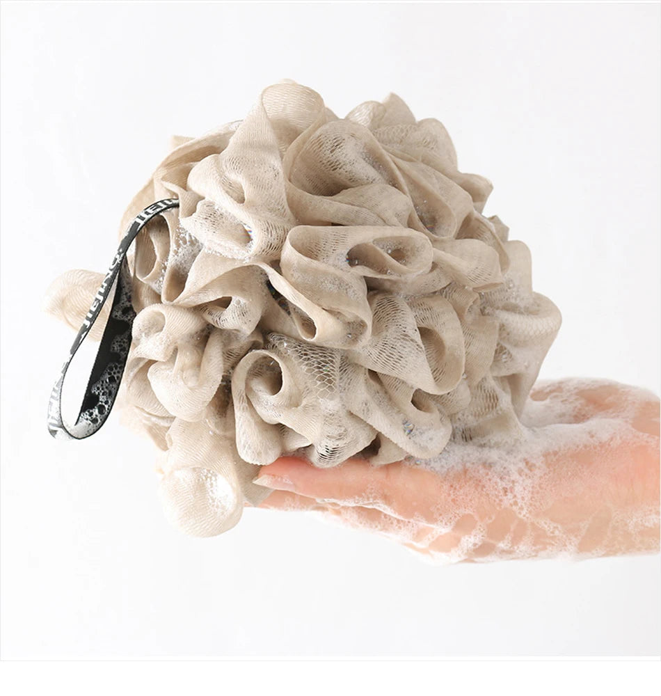 Soft Mesh Bath Sponge Balls Body Cleaner Exfoliating Scrubbers Bath Ball Nylon Cleaning Brushes Shower Puff High-End Bath Flower - Fullshopping