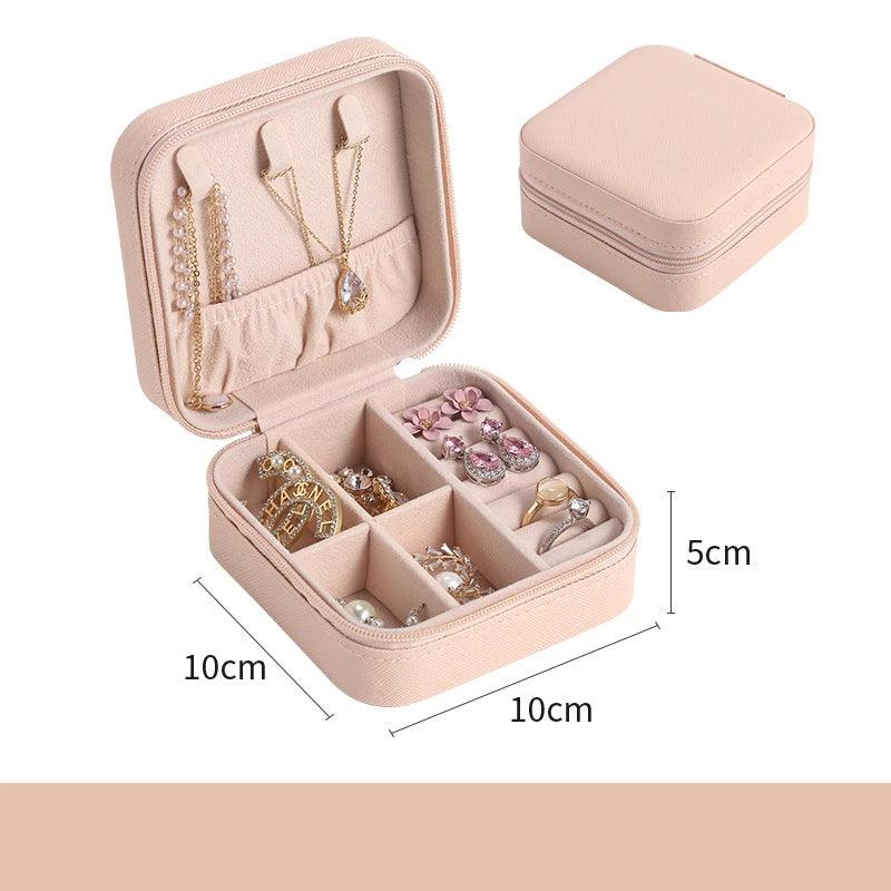 Portable Mini Jewelry Storage Box - fullshopping