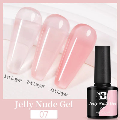 BOZLIN 15ML Super Top Coat  Function Gel No Wipe Matte Top Gel Transparent Soak Off  UV LED Nail Art Manicure Gel Varnish Primer