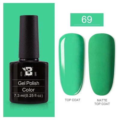BOZLIN 15ML Super Top Coat  Function Gel No Wipe Matte Top Gel Transparent Soak Off  UV LED Nail Art Manicure Gel Varnish Primer