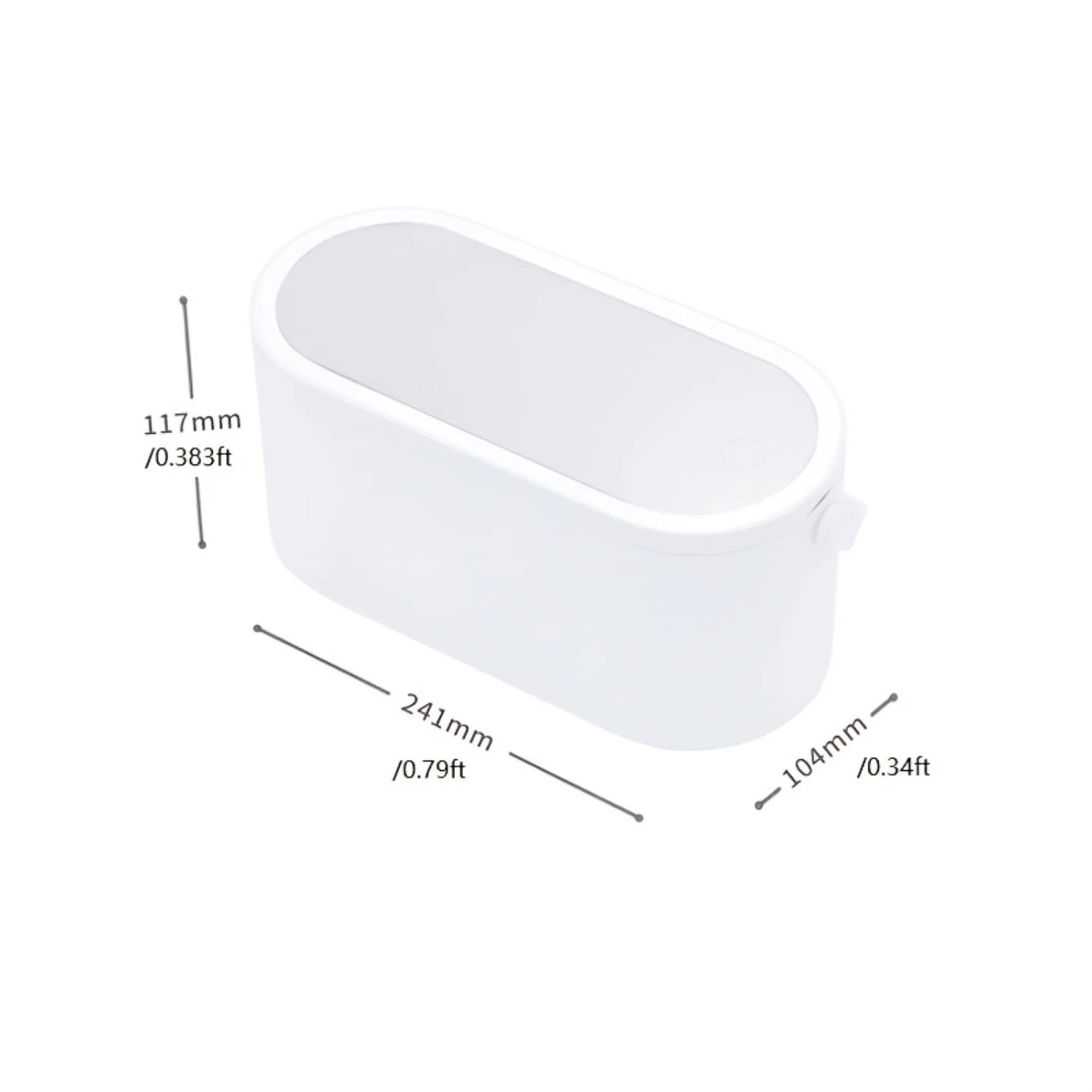 Cosmetic Storage Box, Cosmetic Bag, Makeup Bag, Portable Toiletry Case, Travel Cosmetic Case With Mirror And LED Lights; Great G - Fullshopping