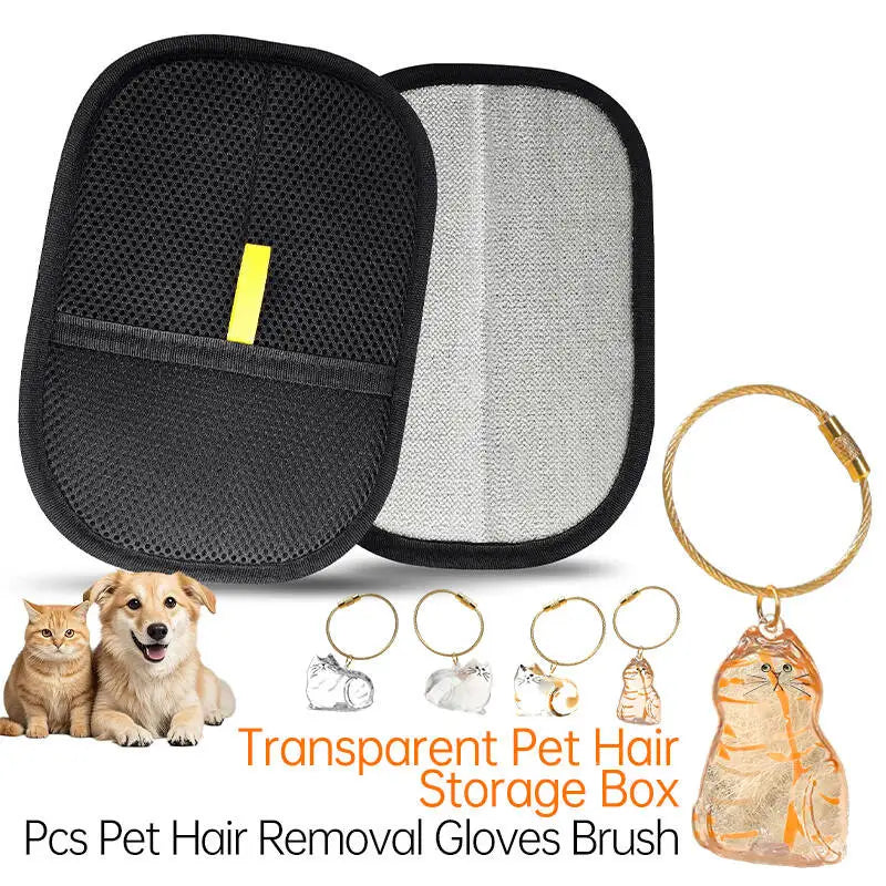 1/2/3PCS Pet Hair Remover Glove Static Dedusting Clean Brush Dog Cat Grooming Gloves Removing Pet Hair From Sofa Carpet Clothes - Fullshopping