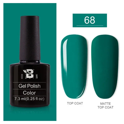 BOZLIN 15ML Super Top Coat  Function Gel No Wipe Matte Top Gel Transparent Soak Off  UV LED Nail Art Manicure Gel Varnish Primer