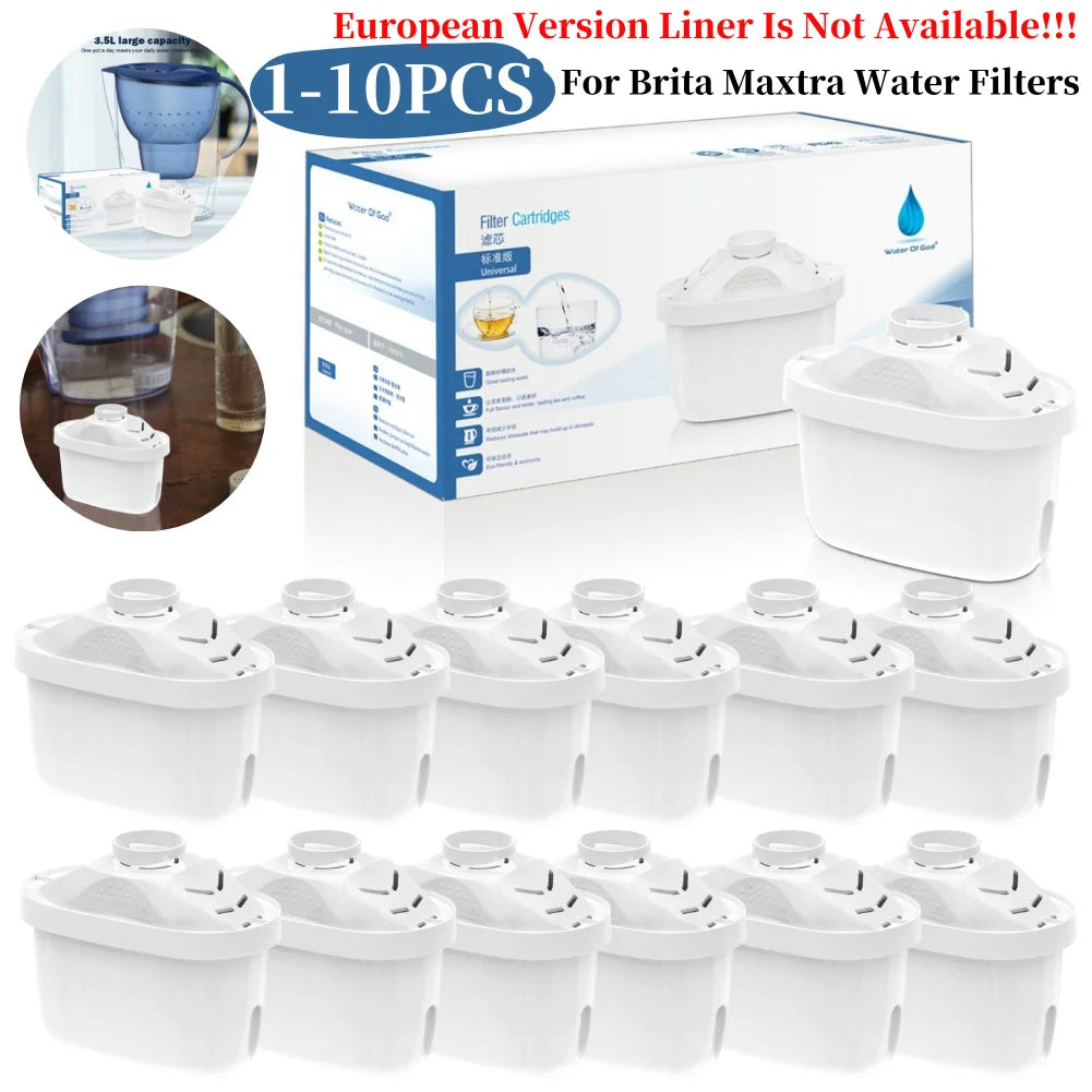 1-10PCS Water Filter Jug Cartridges For Brita Maxtra Water Filters Cartridge Purify Kettle Activate Carbon Water Filter - Fullshopping