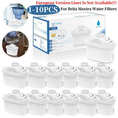 1-10PCS Water Filter Jug Cartridges For Brita Maxtra Water Filters Cartridge Purify Kettle Activate Carbon Water Filter - Fullshopping