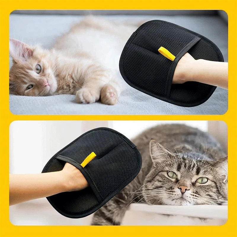 1/2/3PCS Pet Hair Remover Glove Static Dedusting Clean Brush Dog Cat Grooming Gloves Removing Pet Hair From Sofa Carpet Clothes - Fullshopping