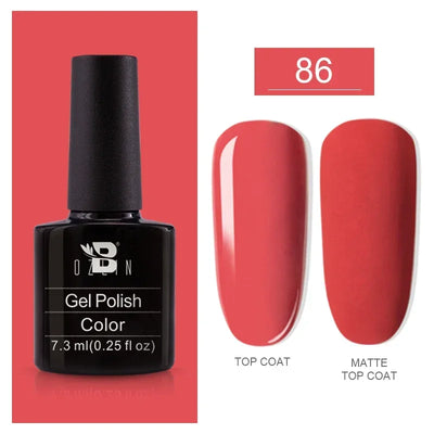 BOZLIN 15ML Super Top Coat  Function Gel No Wipe Matte Top Gel Transparent Soak Off  UV LED Nail Art Manicure Gel Varnish Primer
