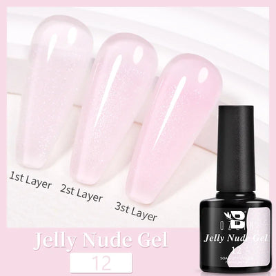 BOZLIN 15ML Super Top Coat  Function Gel No Wipe Matte Top Gel Transparent Soak Off  UV LED Nail Art Manicure Gel Varnish Primer