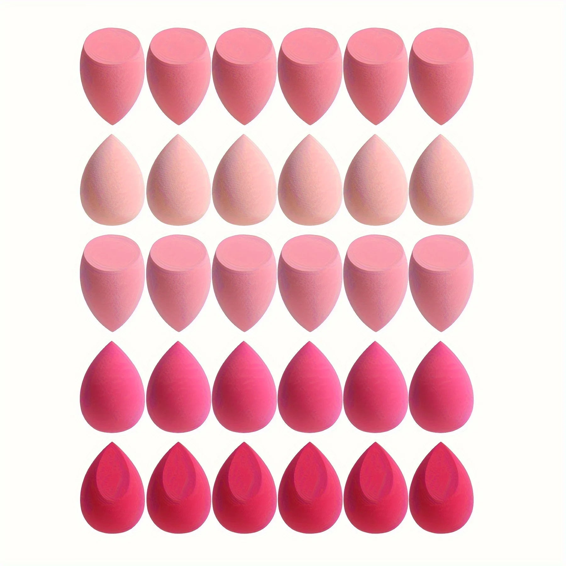 7piece/18piece makeup sponge set, suitable for liquid BB cream powder application, makeup egg dry wet dual-use powder puff - Fullshopping