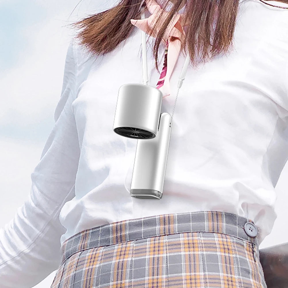 Portable Hand Fan Speed 1-100 Turbos Chilled Mini Bladeless Handheld Fan USB Rechargeable Personal Highspeed Fans Electric Fan - Fullshopping