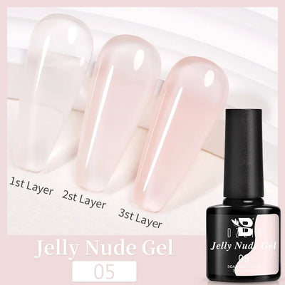 BOZLIN 15ML Super Top Coat  Function Gel No Wipe Matte Top Gel Transparent Soak Off  UV LED Nail Art Manicure Gel Varnish Primer