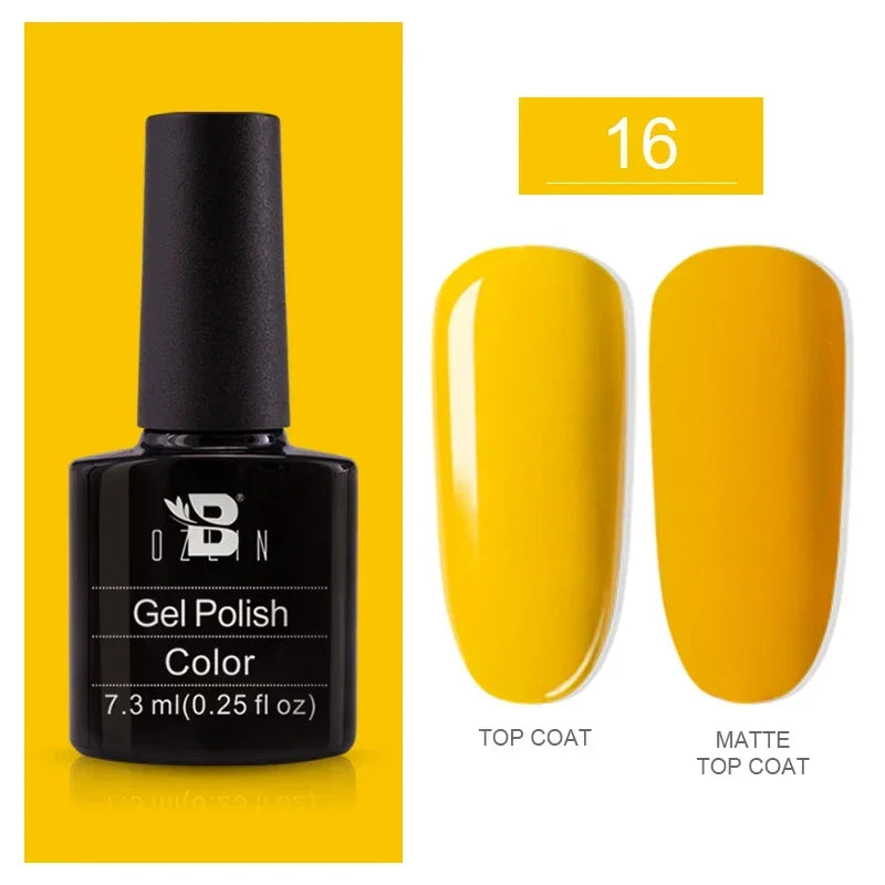 BOZLIN 15ML Super Top Coat  Function Gel No Wipe Matte Top Gel Transparent Soak Off  UV LED Nail Art Manicure Gel Varnish Primer