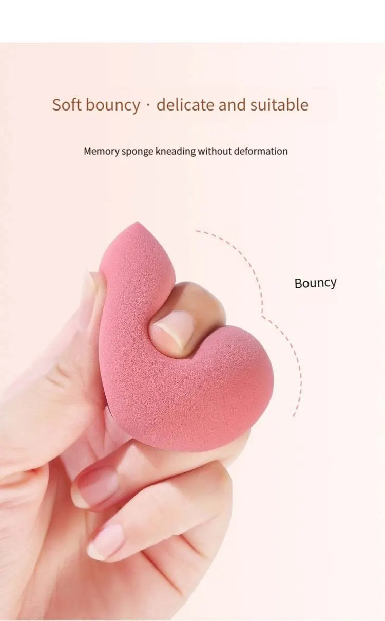 4 Pieces Makeup Sponges Foundation Blending Beauty Sponge Dry & Wet Use for Powder Cream Or Liquid Application - Fullshopping