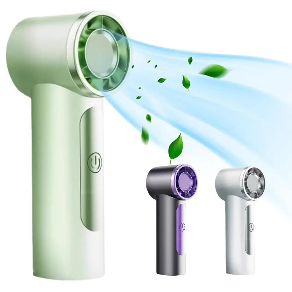 Portable Handheld Fan,4000mAh Rechargeable Turbo Personal Mini Fan,Pocket Design for Concerts, Sports Games, Camping, Travelling - Fullshopping