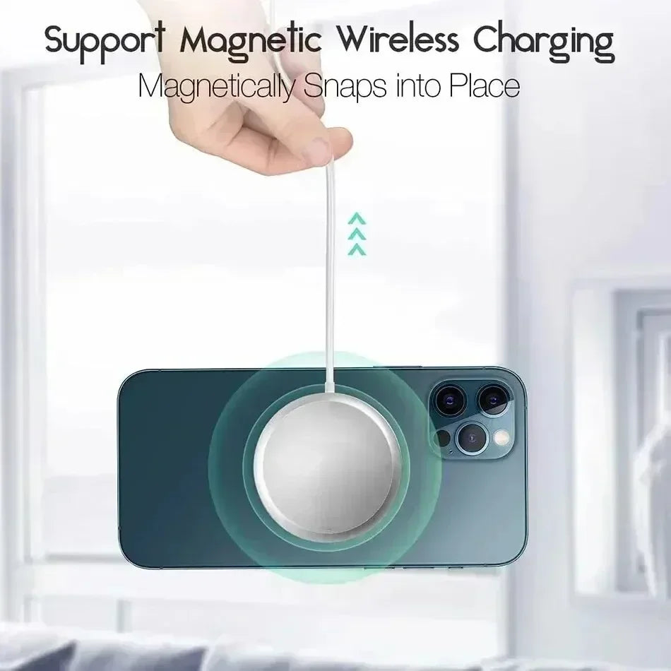 Fast Charger Original Magnetic Wireless Charging Device For iPhone 16 15 14 13 12 Pro Max Mini USB C 8 Plus XR X XS MAX Airpods - Fullshopping