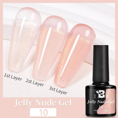 BOZLIN 15ML Super Top Coat  Function Gel No Wipe Matte Top Gel Transparent Soak Off  UV LED Nail Art Manicure Gel Varnish Primer