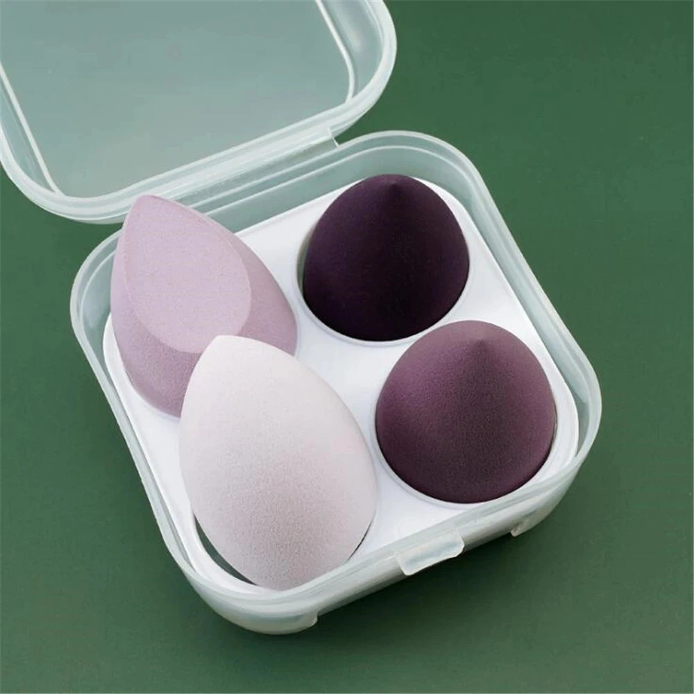 4 Pieces Makeup Sponge Blenders Blending Sponge Foundation Applicator Cosmetic Sponges makeup tools free shipping wholesale - Fullshopping