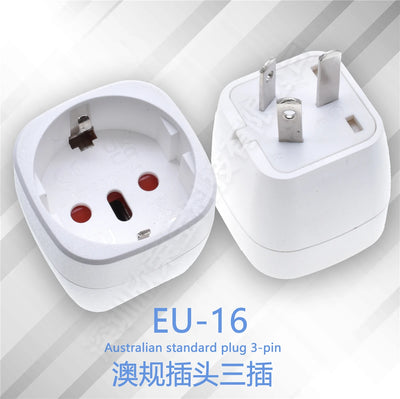 Universal Australian/China/New Zealand Travel Adapter,IEC Type I Plug US/EU/UK/Swiss/Italy/Japan To AU 3 Pin Power Converter 10A - Fullshopping