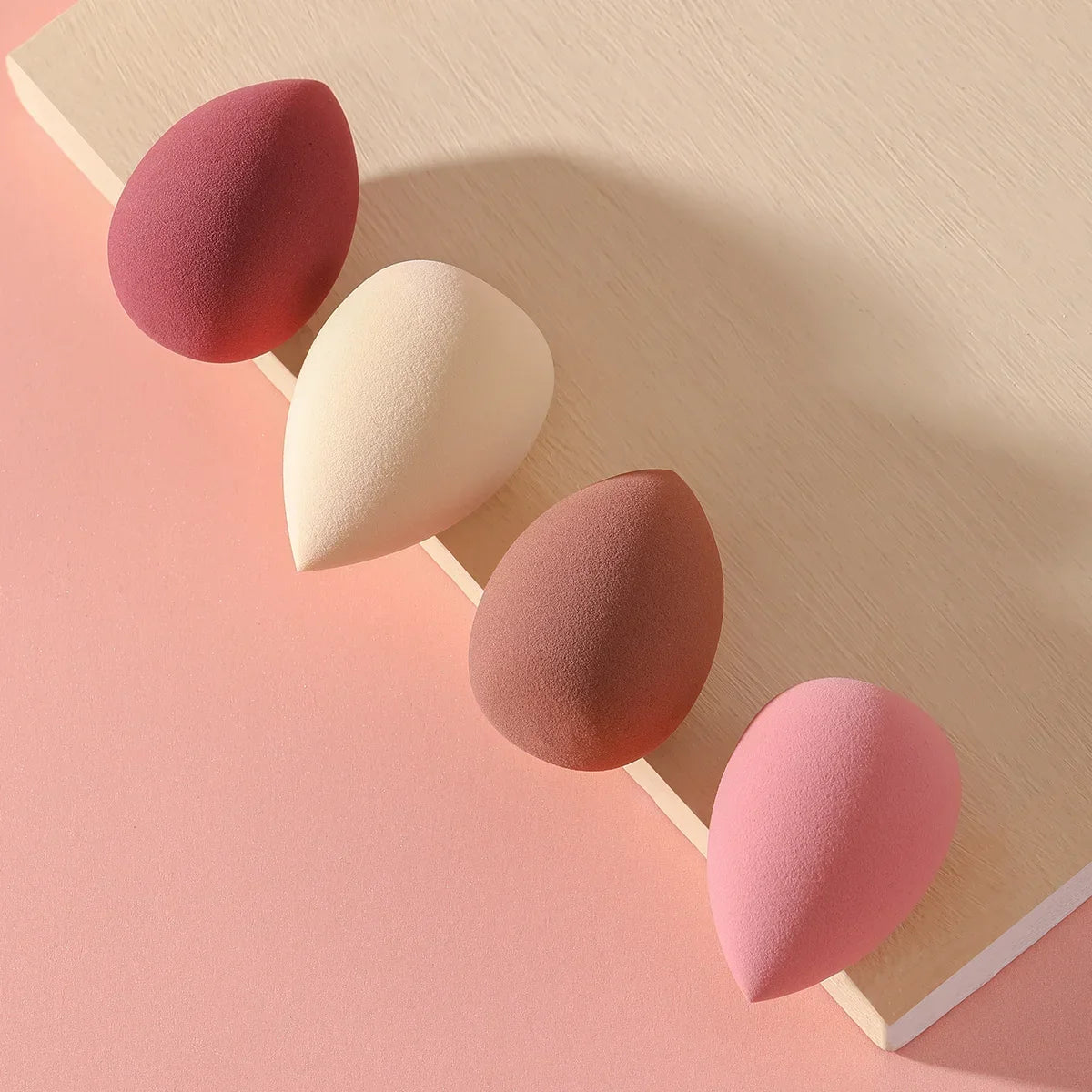 4 Pieces Makeup Sponge Blenders Blending Sponge Foundation Applicator Cosmetic Sponges makeup tools free shipping wholesale - Fullshopping