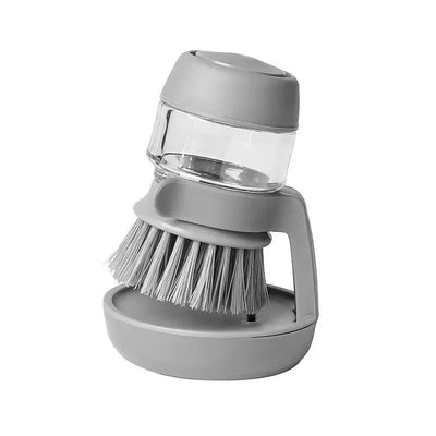 Dish Brush With Soap Dispenser Multi Use Soap Dispensing Scrub Brush For Household Universal Kitchen Dish Palm Brush With Tary - Fullshopping