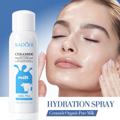 150Ml Milk Ceramide Hydrating Moisturizing Spray Portable Toner Deep Moisturizing Set Makeup Spray Toner Face Mists