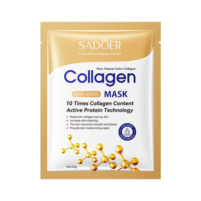 20/10/5PCs Bio Collagen Face Mask Shrink Pores Deep Hydrating Overnight Mask Moisturizing Refreshing Brightening Face Skin Care - Fullshopping