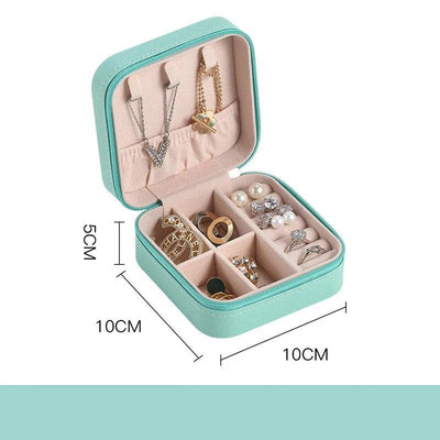 Portable Mini Jewelry Storage Box - fullshopping