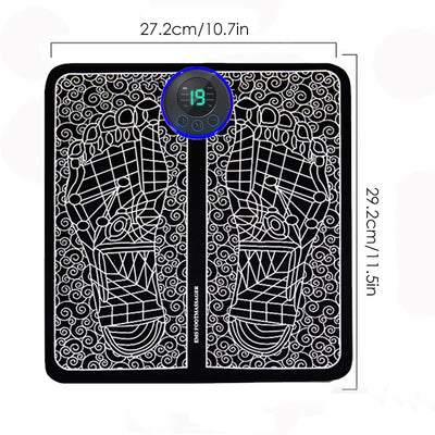 Electric Foot Massager Pad Muscle Massage Relaxation Trainer For Massage Fitness Outdoor Sport Home Family Relax - Fullshopping