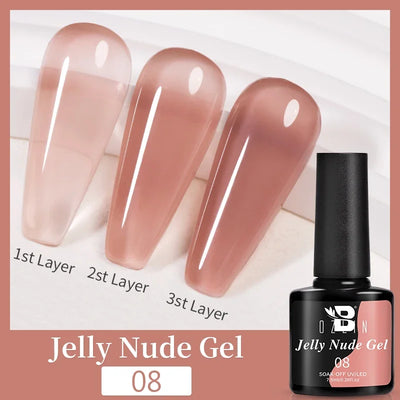 BOZLIN 15ML Super Top Coat  Function Gel No Wipe Matte Top Gel Transparent Soak Off  UV LED Nail Art Manicure Gel Varnish Primer