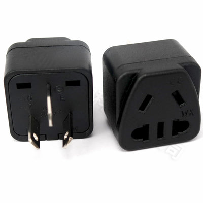 Universal Australian/China/New Zealand Travel Adapter,IEC Type I Plug US/EU/UK/Swiss/Italy/Japan To AU 3 Pin Power Converter 10A - Fullshopping