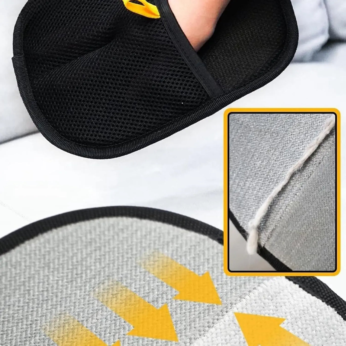 1/2/3PCS Pet Hair Remover Glove Static Dedusting Clean Brush Dog Cat Grooming Gloves Removing Pet Hair From Sofa Carpet Clothes - Fullshopping