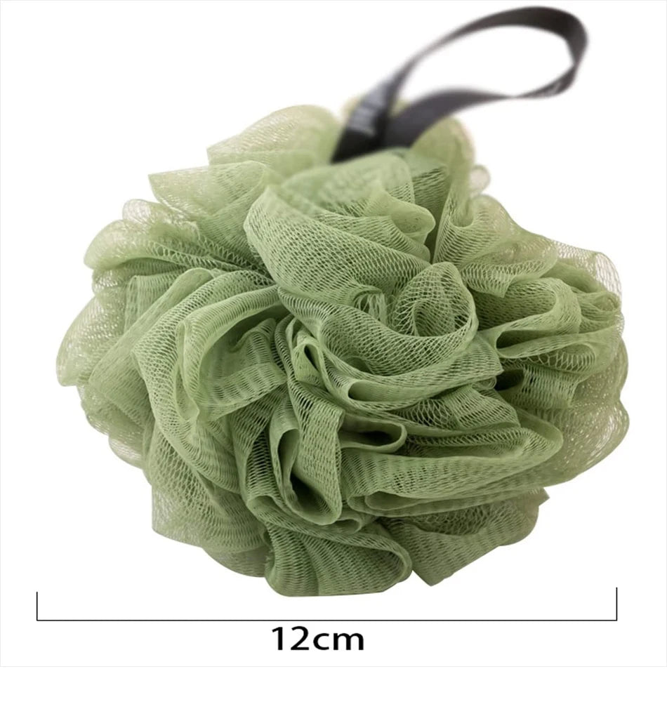 Soft Mesh Bath Sponge Balls Body Cleaner Exfoliating Scrubbers Bath Ball Nylon Cleaning Brushes Shower Puff High-End Bath Flower - Fullshopping