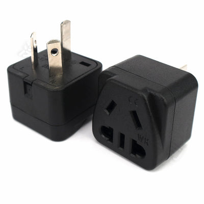 Universal Australian/China/New Zealand Travel Adapter,IEC Type I Plug US/EU/UK/Swiss/Italy/Japan To AU 3 Pin Power Converter 10A - Fullshopping