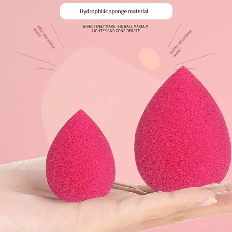 4 Pieces Makeup Sponges Foundation Blending Beauty Sponge Dry & Wet Use for Powder Cream Or Liquid Application - Fullshopping