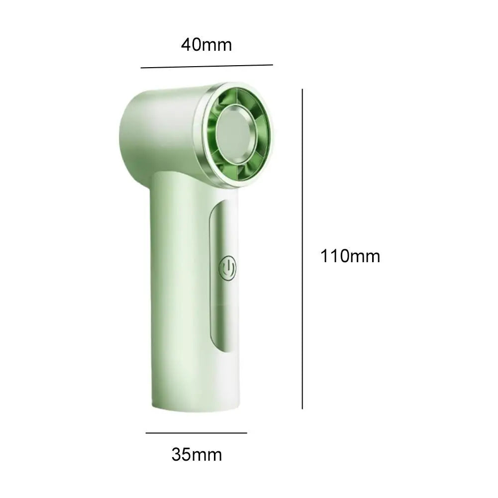 Portable Handheld Fan,4000mAh Rechargeable Turbo Personal Mini Fan,Pocket Design for Concerts, Sports Games, Camping, Travelling - Fullshopping