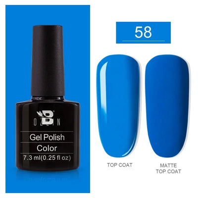 BOZLIN 15ML Super Top Coat  Function Gel No Wipe Matte Top Gel Transparent Soak Off  UV LED Nail Art Manicure Gel Varnish Primer