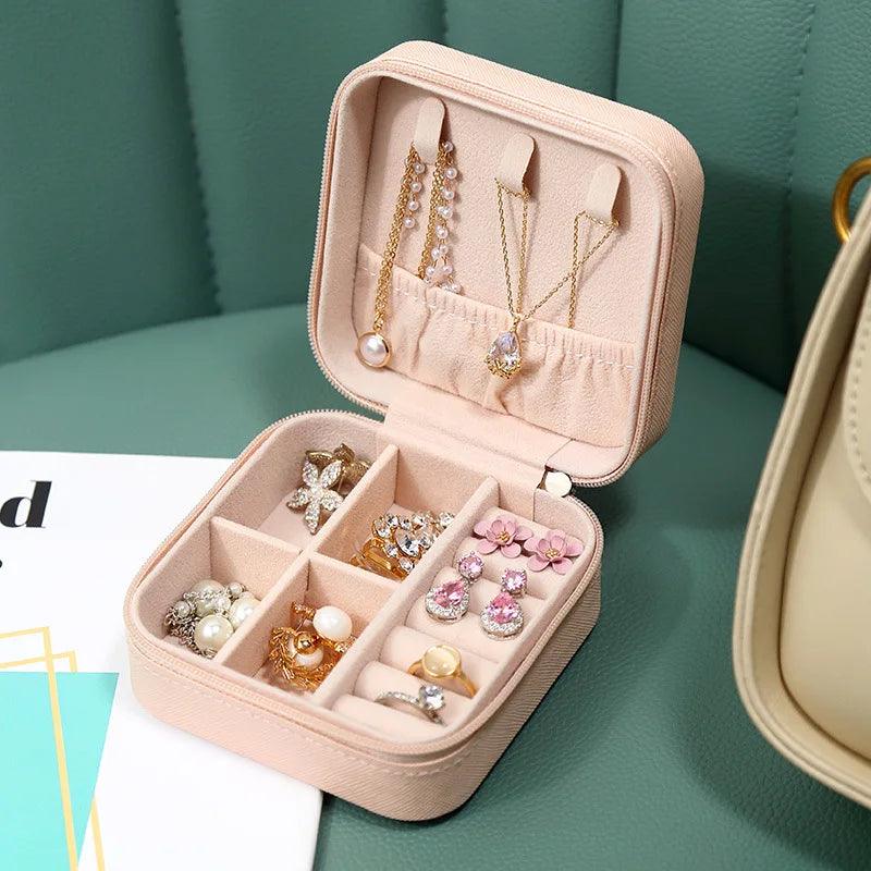 Portable Mini Jewelry Storage Box - fullshopping
