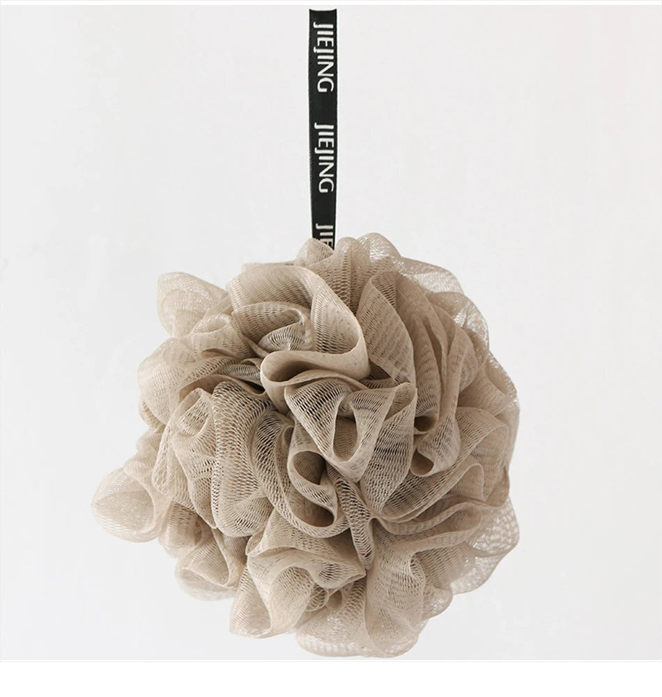 Soft Mesh Bath Sponge Balls Body Cleaner Exfoliating Scrubbers Bath Ball Nylon Cleaning Brushes Shower Puff High-End Bath Flower - Fullshopping