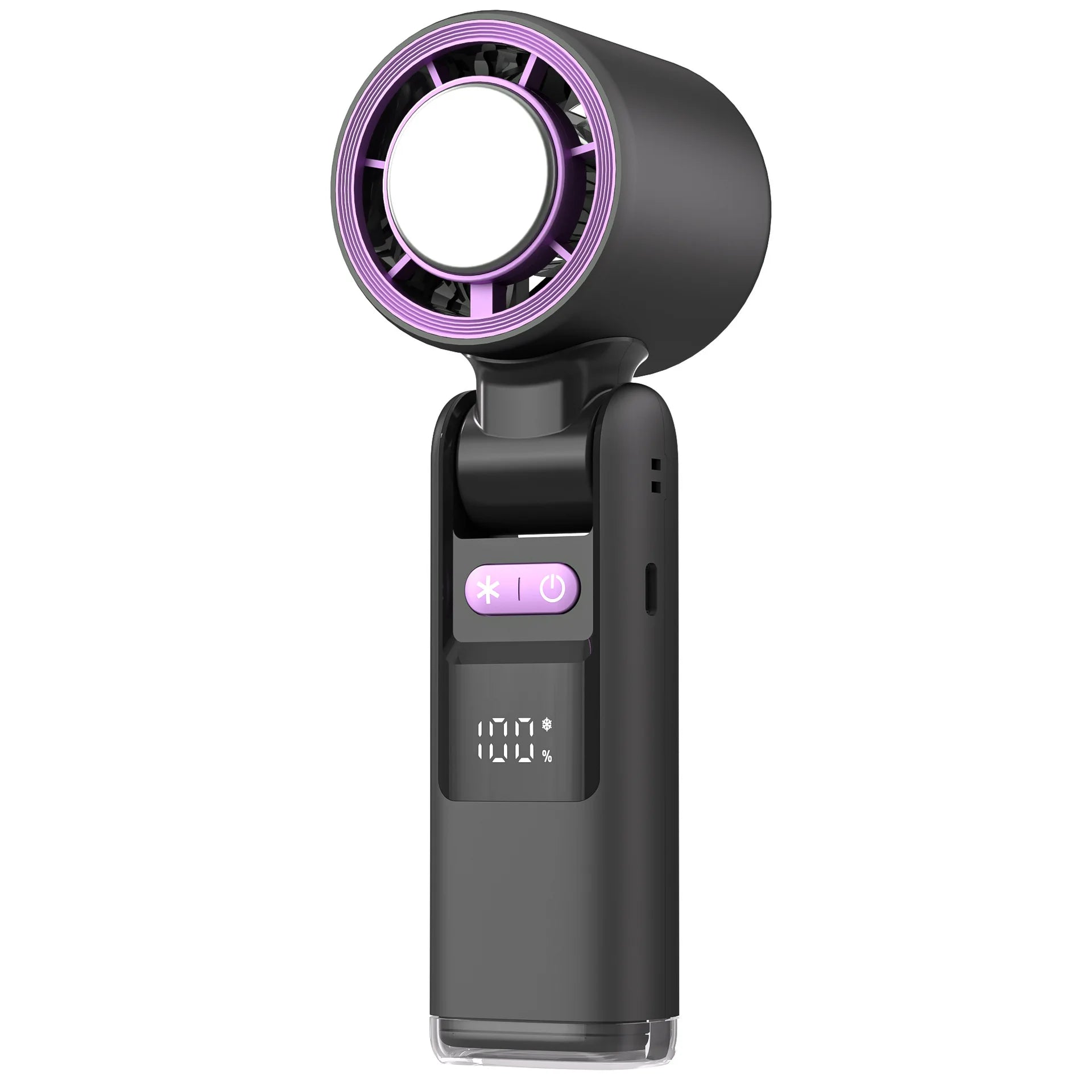 Portable Hand Fan Speed 1-100 Turbos Chilled Mini Bladeless Handheld Fan USB Rechargeable Personal Highspeed Fans Electric Fan - Fullshopping